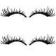thumbnail image 1 of Garneck 2 Pairs Car Headlight Eyelashes Stickers Fashion Unique Fake Eyelash Stickers for Car Body Rearview Mirror (Black), 1 of 1