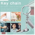 thumbnail image 2 of Hairdressing Scissors, Hair Dryer, Comb, Keychain, 2 of 6