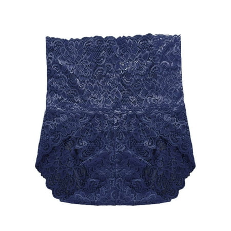 

Intimates Women s Briefs High Waist Underwear Lace Tummy Control Panties Stretch Underpant Nylon Simple Long Sleeve Shirts for Women Navy