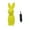 Yellow, variant on HaCpiu Flocked Bunny Decor, 13.7" Blue Easter Rabbit Accent with Stake, Awesome for Indoor Outdoor Garden & Home Decor