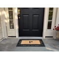 thumbnail image 4 of A1 Home Collections Outdoor Paisley Front Entrance Doormat, Black/Brown, 30 in x 18 in, 4 of 6