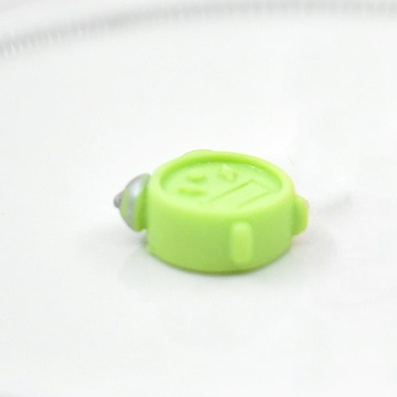 IBASETOY 10pcs Scale Design Compact Portable Miniature Clocks Matcha Color