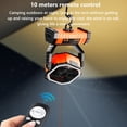 thumbnail image 3 of HOARBOEG Portable 6-Inch Camping Fan with LED Light, 20000mAh Power Bank, Remote Control & Adjustable Hooks for Outdoor Tent, Household & Travel Use, 3 of 9