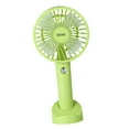 thumbnail image 4 of DOLITY Mini Hand Held Fan Personal Desk Table Fan with Base for Traveling Outdoor Multifunctional Adjustable 3 Speeds Small Personal Fan Table Fan green, 4 of 9