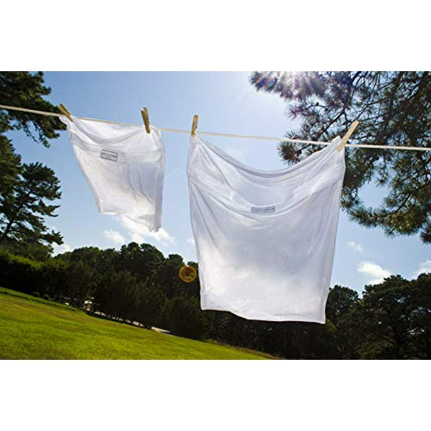 The Laundress - Mesh Washing Bags, 1 Small & 1 Large, 100% Nylon, Covered  Zipper, Mesh Wash Bag, Lingerie Bags for Laundry, Mesh Laundry Bag for  Delicates, Delicates Bag for Washing Machine 