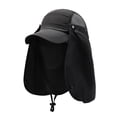 thumbnail image 2 of Cooling Balaclava Sun UV Protection Hood Breathable Full Head Mask Face Cover for Men Women Cycling Motorcycle Fishing,Black Free Size, 2 of 9