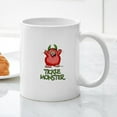 thumbnail image 3 of CafePress - Red Tickle Monster With Horns And One Eye Mug - 11 oz Ceramic Mug - Novelty Coffee Tea Cup, 3 of 4