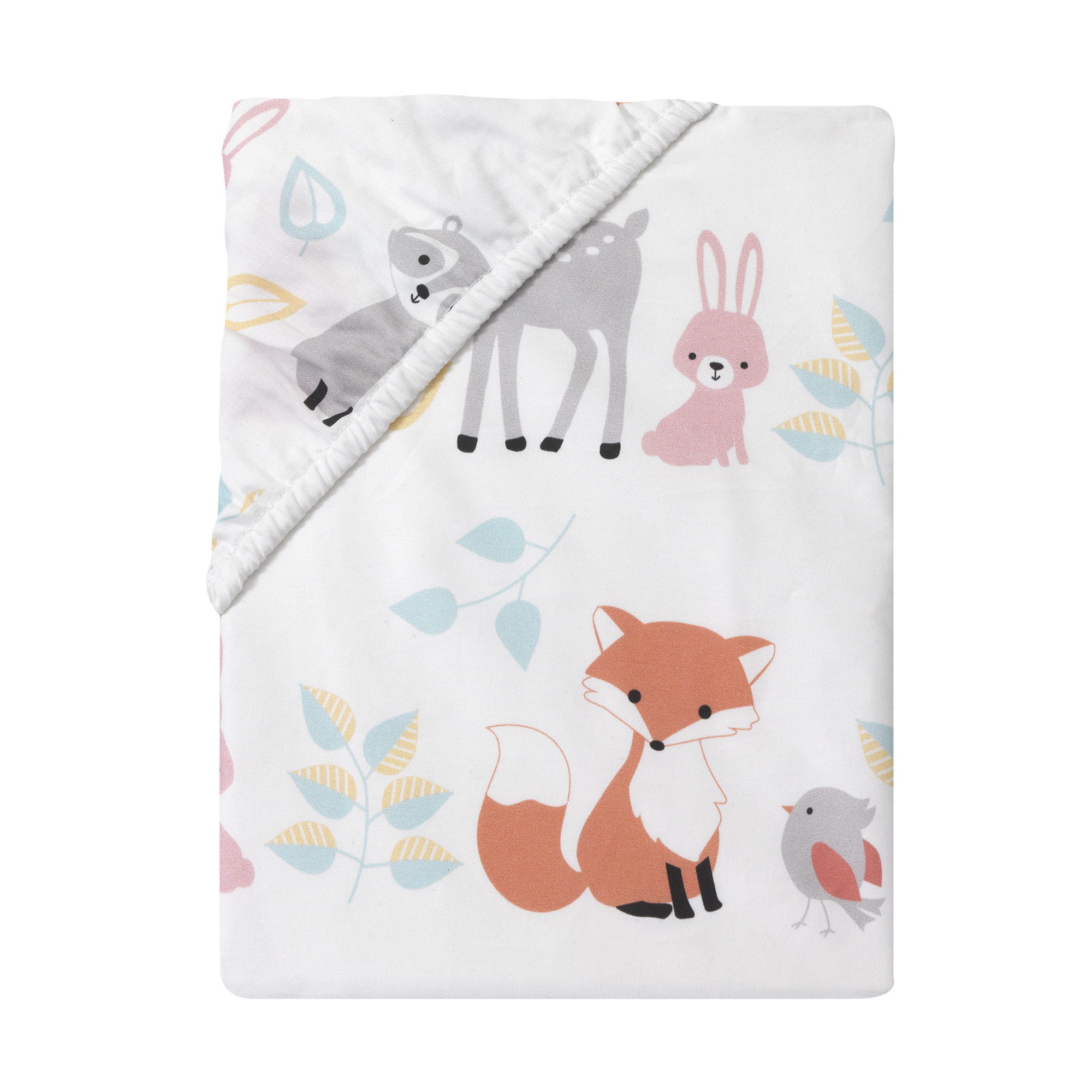 Lambs & Ivy Little Woodland Fitted Crib Sheet photo 2