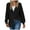 Black, variant on Holiday Deals! Borniu Womens Tops, Women's Fashion Casual Spring Summer Long Sleeve V-Neck Blouses & Shirts Womens Fashion Clearance