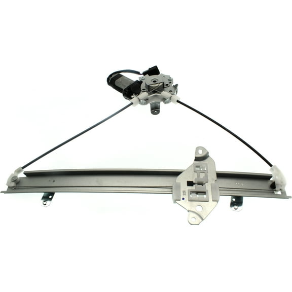 Window Regulator Compatible For 2003-2006 Mitsubishi Outlander Front, Right Passenger Power With Motor