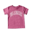 thumbnail image 3 of AJTQTH Kids Summer Stylish Tees Toddler Casual Lightweight Clothes Outfits Boys Girls Unisex Letter Novelty Printed Tshirts Long-Sleeved Round Neck Tops Hot Pink 5 Years, 3 of 3