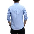 thumbnail image 2 of Beautiful Giant Men's Long Sleeve Oxford Dress Shirt Casual Button Down Shirt Regular Fit, 2 of 5