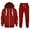 Red, variant on Krdevn Baby Kids Long Sleeve Color Solid Zip Up Hoodie Sweatshirt Top Girls Coat Jackets and Pants with Pocket,Kids Outfit,11-12 Years
