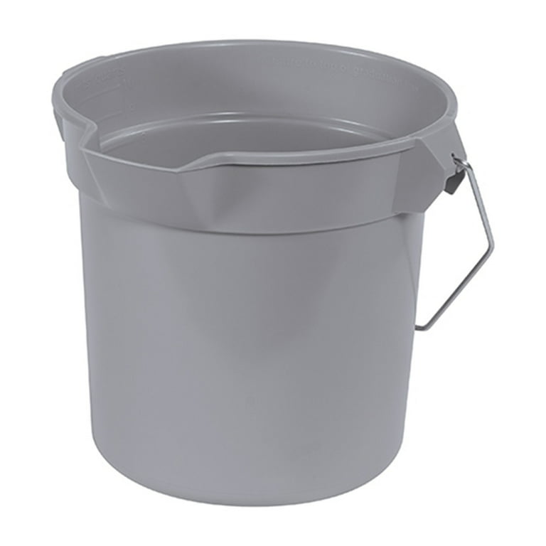 Rubbermaid 14 qt. Round Utility Mop Bucket, 12 in. x 11-1/4 in., Gray,  Plastic at Tractor Supply Co.
