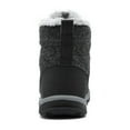 thumbnail image 5 of ZUTY Men's Winter Snow Boots Waterproof Lightweight Warm Faux Fur Lined Mid-Calf Booties Black 9, 5 of 5