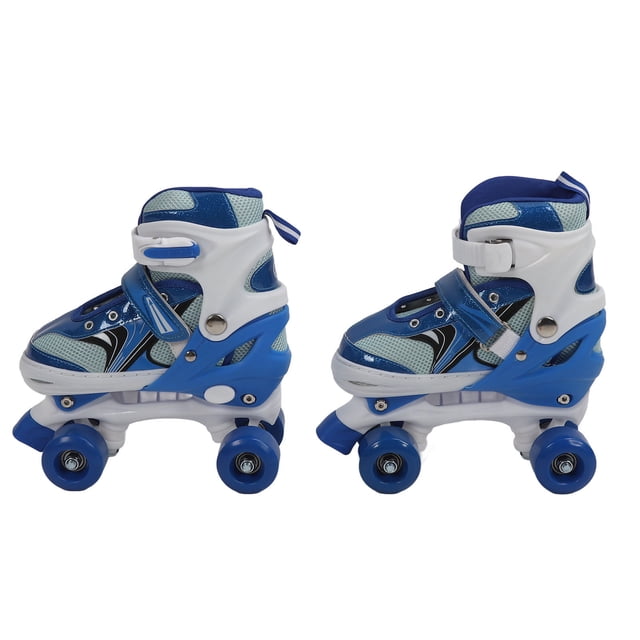 Patines de cuatro ruedas Nikou para niños color azul