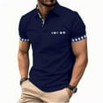 thumbnail image 2 of cllios Golf Shirts for Men with Pocket Slim Fit Short Sleeve Golf Tshirts Classic 3 Button Collared Business Work T Shirts Dressy Office Summer Tops, 2 of 5