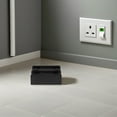 thumbnail image 4 of PTOOTP 3Pcs Black Shower Door Guide for Home Use Sliding Glass Door Bottom Stoppers Easy Installation, 4 of 8