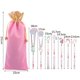 thumbnail image 5 of Cute Makeup Brushes 7pcs Cute Makeup Brushes Metal Handle Kawaii Makeup Brush For Eyeshadow Blusher Highlight Concealer With Storage Bag ANGGREK Otros, 5 of 8