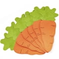 thumbnail image 5 of pdqouc Reusable Felt Utensil Sleeve, Carrot Shape Cutlery Holder Pouch for Easter and Spring Table Decor, Silverware Organizer for Napkin Rings and Party Dining, 5 of 5
