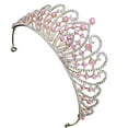 thumbnail image 3 of MasteelfCA Wedding Bride Crown Bridal Rhinestone Crown Birthday Party Tiara Wedding Hair Accessory, 3 of 7