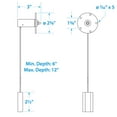 thumbnail image 5 of Seachoice Metal Fuel Level Sender with Mounting Screws and Gasket, 5 of 5
