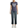 thumbnail image 4 of EV1 from Ellen DeGeneres Women's Maddy Straight Leg Jeans, 4 of 6