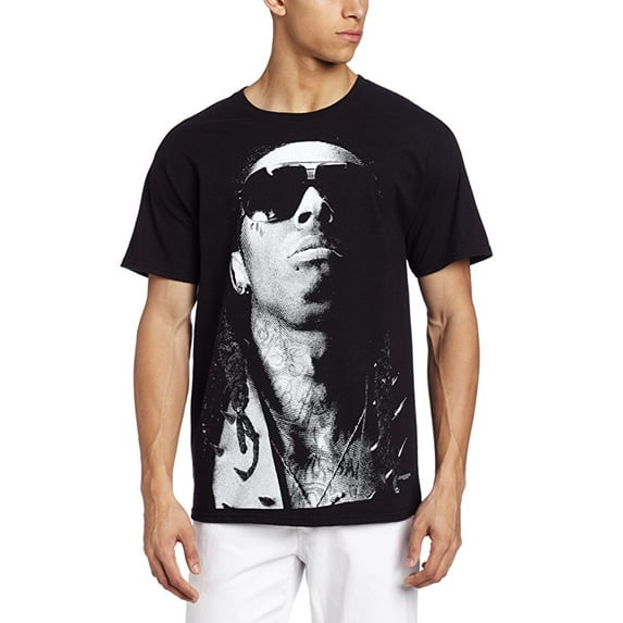 Lil Wayne Jumbo Black and White Photo T-Shirt