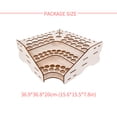 thumbnail image 4 of Organizador de Pintura Cateissary Estante de Almacenamiento de Madera HA012641-00, 4 of 6