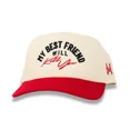 thumbnail image 2 of My Best Friend Will Kill You Embroidered Trucker Hat, Funny Adjustable Snapback Cap with Bold Statement, Cool Fashion Accessory for Men and Women, Streetwear and Casual Outfit Hat, 2 of 5