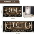 thumbnail image 3 of Farmhouse Rustic Kitchen Mats Set of 2 Non Slip Sweet Home Kitchen Rugs for Floor Farmhouse Low-Profile Washable Home Decor Kitchen Mat 17x47 Inch and 17x29 Inch, 3 of 6