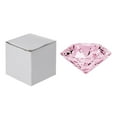 GiLiling Clear Diamond Shaped Crystal Jewel Paperweight Acrylic Gems