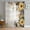 Gold Ivory, variant on Spring Floral Semi Sheer Window Curtains 96 Inches Long, Summer Farmhouse Vintage Botanical Rod Pocket Voile Silky Chiffon Curtain Treatment Drapes for Kitchen, Living Room, 52"x96", 2 Panels