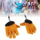thumbnail image 1 of Guantes De Guantes De Barbacoa Guantes Resistentes Al Calor Para La Barbacoa De La Parrilla, Guantes De Chimenea Anti -escalillo Grueso De Vaca Para La Cocina Para Cocinar A La, 1 of 7