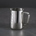thumbnail image 4 of ACDANC Milk Frothing Pitcher,1000ml Stainless Steel Milk Frother Cup Steaming Pitcher,Coffee Bar Cappuccino Espresso Machine Accessories Barista Tools,Metal Pitcher Milk Jug, 4 of 7