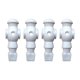 thumbnail image 3 of Figuras de futbolín de 4 piezas para mesa de fútbol, ​​aptas para juegos de fútbol con varillas de 5/8 pulgadas Blanco, 3 of 9