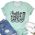 thumbnail image 1 of LUOGENLI T-shirts pour Femme pour Femmes T-Shirt Décontracté à Lettres Graphique Col Rond Manches Courtes T-Shirt Haut 4TG T-shirts pour Femmes T-shirts Graphiques Fête de la Saint-Patrick Vert Menthe G, 1 of 2