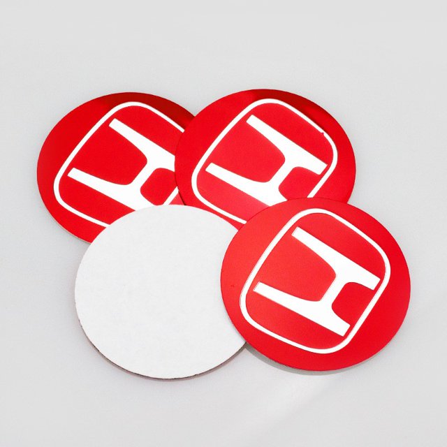 Night knight 4pcs 56mm Honda Mugen Power Car Wheel Center Hub Cap Sticker Auto Tire Emblem Badge Decal huangjie unisex