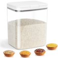 thumbnail image 1 of Recipiente de almacenamiento de alimentos TBMAXS Rice 11 kg/11 L, transparente, 1 of 7