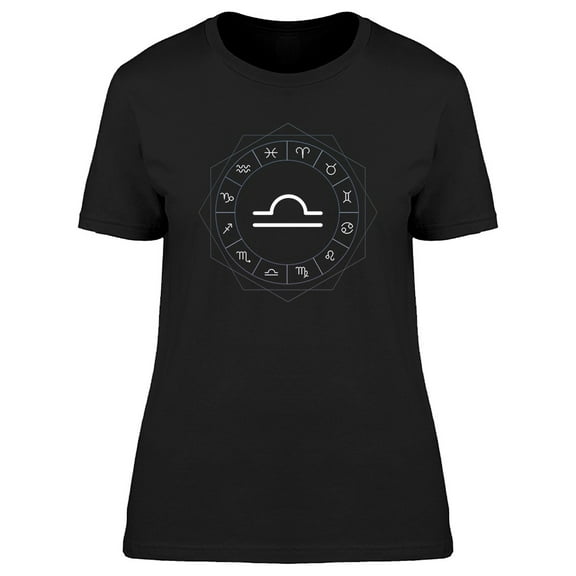 Libra Horoscope Zodiac Fortune Tee Women's -Image by Shutterstock