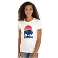 thumbnail image 3 of Vintage Patriotic American Buffalo Womens Slim Fit Graphic Tee Brisco Brands S, 3 of 6