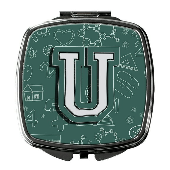 Letter U Back to School Initial Compact Mirror