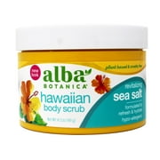 Alba Botanica Hawaiian Body Scrub, Revitalizing Sea Salt, Refresh & Hydrate, Hypo-Allergenic 14.5 Oz