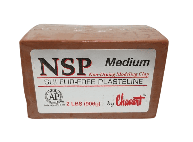 Chavant - NSP - Medium Brown 20x Bricks Full Case ( 40lbs )