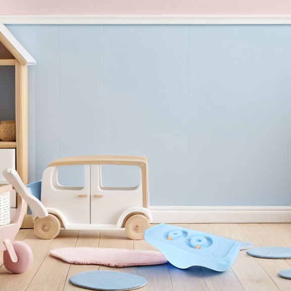 LOLIPPYY Balance Board Set for Kids, Plastic Montessori Wobble Board for Indoor Play and Exercise