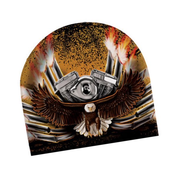 BIKER EAGLE Sublimation Biker Helmet Liner Beanie Skull Cap