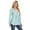 41-BLUE, variant on SWQZVT Long Sleeve Shirts for Women Fall Shirts for Women Tunic Womens Tops Lightweight Trendy Autumn Comfy Crew Neck Winter Clothes Green L