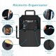 thumbnail image 2 of Organizador de coche (2 piezas), bolsa de almacenamiento para asiento trasero de niño con compartimento transparente grande para iPad, protector impermeable para asiento de coche ER, 2 of 5