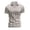 Light Gray, variant on Krdevn Men's V Neck Shirts Short Sleeve Casual Stylish Beach Vacation T Shirt Summer Hippie Tops,M
