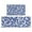 Blue Floral And, variant on Blue Geometric and Striped Pattern Kitchen Rugs Sets Of 2,Anti Fatigue Kitchen Mat Rugs Non Slip Washable,Decorative Kitchen Floor Mats for Kitchen,Sink,Laundry,17"x30" 17"x47"